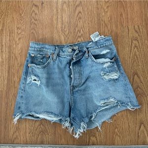 Levi Wedgie Fit Jeans Shorts Size 29